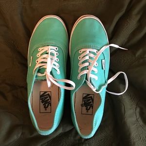 Vans Lo Pro sneakers mint teal seafoam green